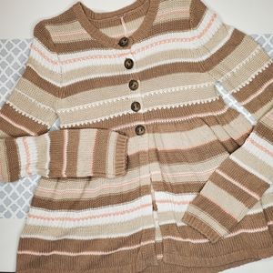 Free People thick knit sweater